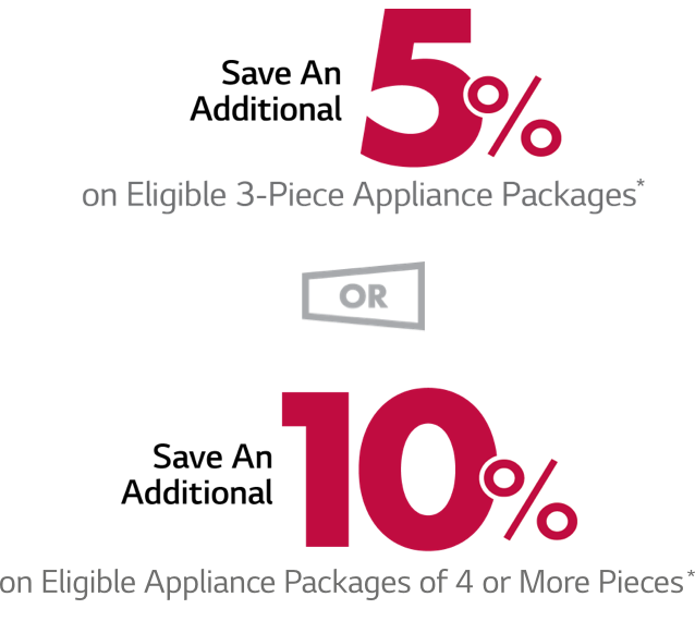 LG Home Appliance Promotions